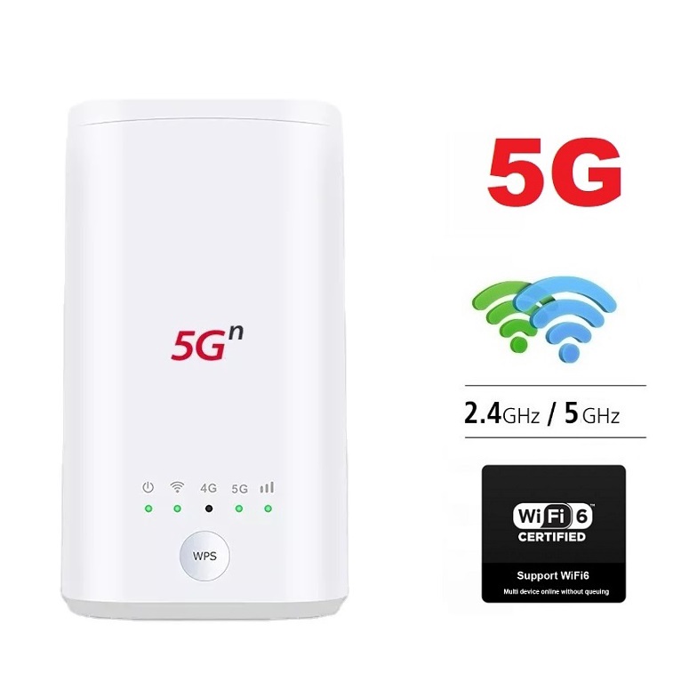 5G CPE Pro SE1 Router 2.2Gbps,Dual Band 2.4G+5GHz WiFi 6 Indoor &amp; Outdoor, 6 Antennas Built in High-Performance