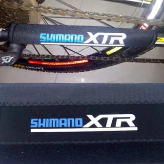 Shimano ผ้านีโอพรีน ป้องกันโซ่จักรยาน สําหรับจักรยานเสือภูเขา 1 2 ชิ้น