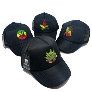 หมวกตาข่าย Rasta Trucker