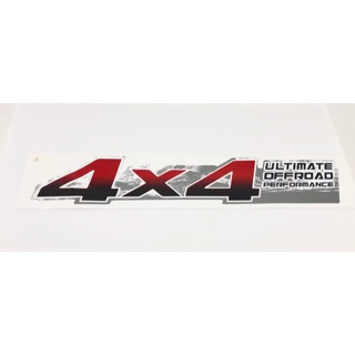 สติ๊กเกอร์ 4x4 ULTIMATE OFFROAD PERFORMANCE  ติดแก้มท้าย Toyota vigo ปี08