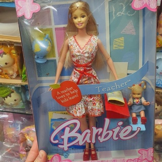 RARE Mattel Barbie Doll Teacher Special Edition and Baby ตุ๊กตาบาร์บี้ คุณครู มาพร้อม เด็กเบบี๋ หายาก