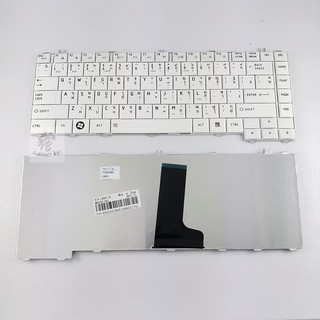 TOSHIBA คีย์บอร์ดโน๊ตบุ๊ค KEYBOARD L640 สีขาว