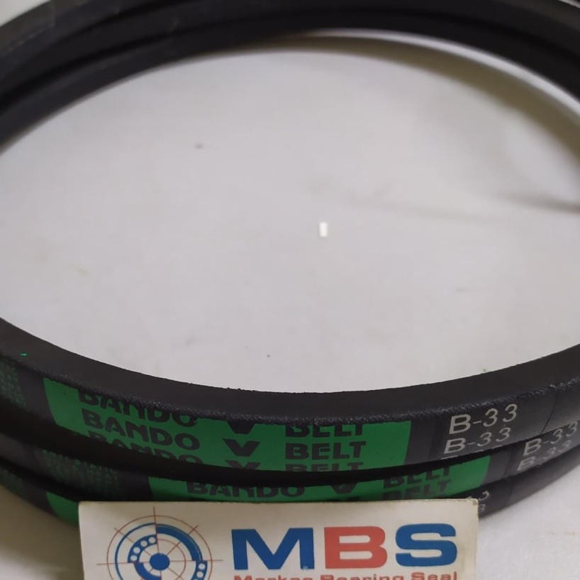 VANBELT FAN STRAP TYPE B 33 ยี่ห้อ BANDO & MITSUBOSHI B33