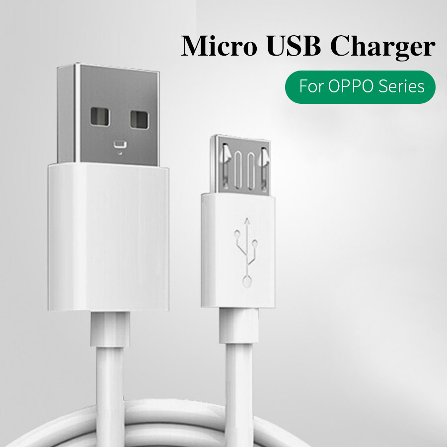 สายชาร์จ 2A Micro USB สำหรับ OPPO A3s A5s(AX5s) A7 A12 A12e A15 A15s A31 A32 A33 A53 A53s A54 A71 2018 A74 A83 A91 A92 A93 F11 F9 Pro F5 F7