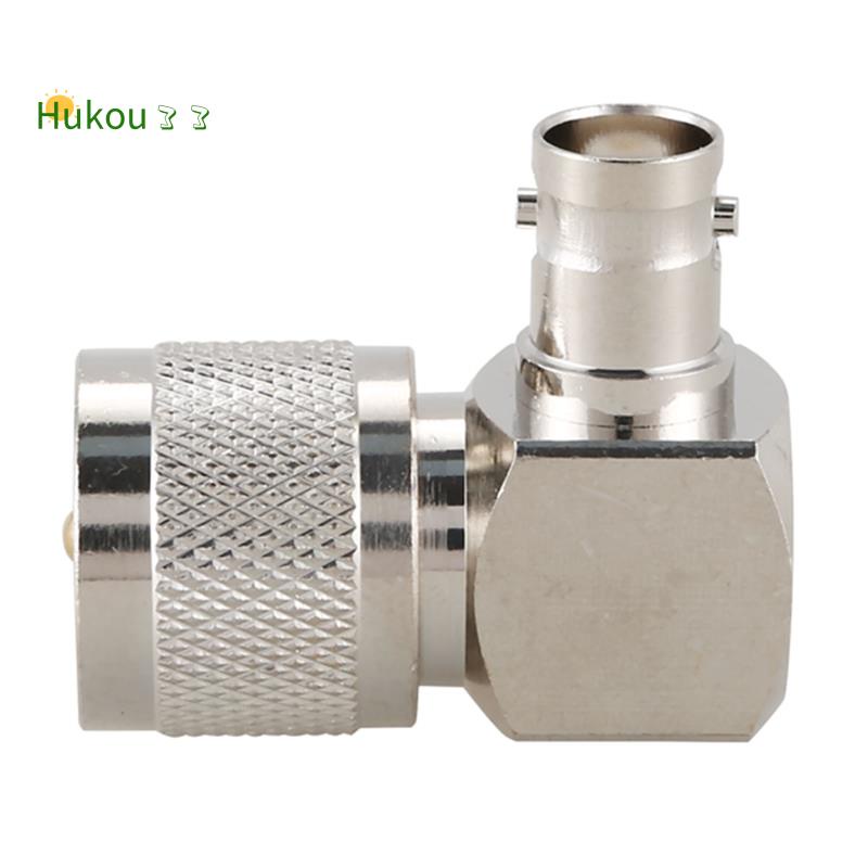 UHF PL259 PL-259 ขั้วต่ออะแดปเตอร์ RF มุมขวาตัวผู้เป็น BNC ตัวเมีย,เซียร์