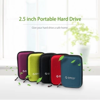 Orico กระเป๋าเคส HDD 2.5 นิ้ว แบบพกพา สําหรับฮาร์ดไดรฟ์ พาวเวอร์แบงค์ สายเคเบิล USB