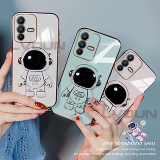 เคส vivo V23 5G เคส vivo V23E 5G เคส vivo V17 with Foldable bracket phone case astronaut YHY1