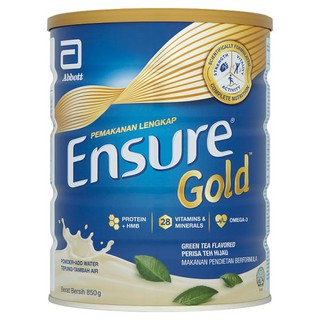 Ensure ชาเขียว850g ผงโภชนาการที่สมบูรณ์แบบ