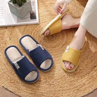 TTO（XZ-08）รองเท้า รองเท้าใส่ในบ้าน ( สีพื้น ) ใส่ในออฟฟิศ พื้นมีกันลื่น สไตล์ญี่ปุ่น มี5สีให้เลือก