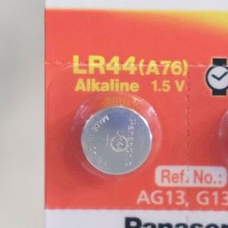 ถ่าน Panasonic LR44 ถ่านอัลคาไลน์  1.5V (ราคาต่อก้อน)