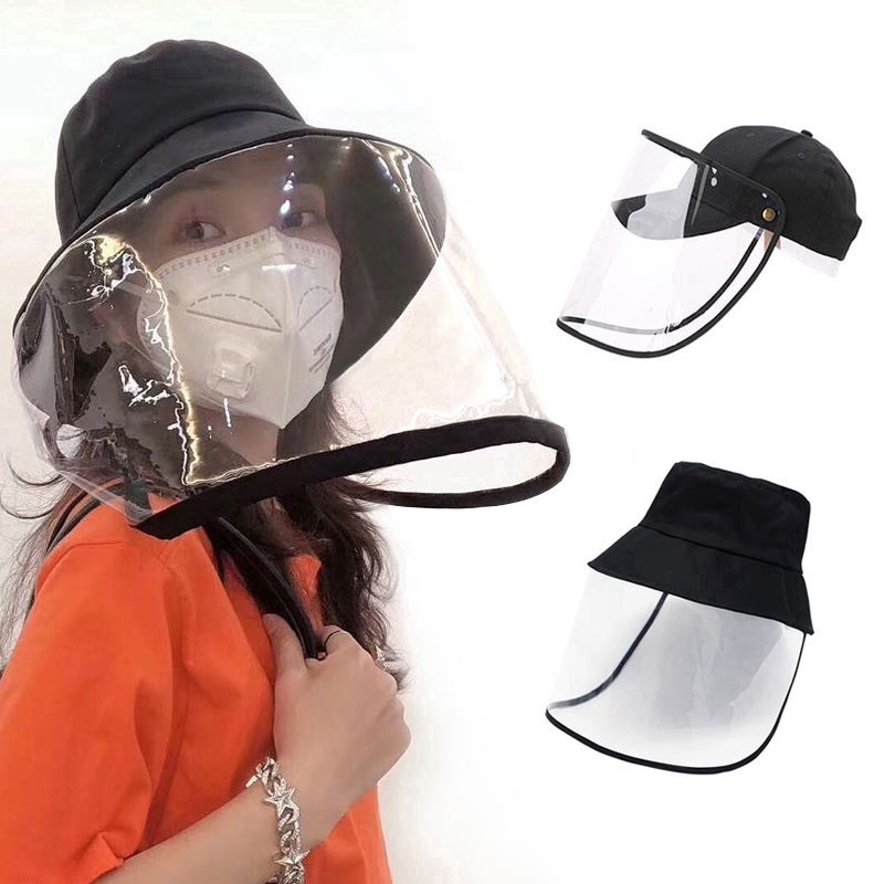 Anti-dust Anti-fog Hat Facial Protective Cover Cap Anti-spitting Men ...