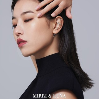 MIRRI &amp; LUNA-Star Thread Diamond Ear Pin ต่างหูรูปดาว