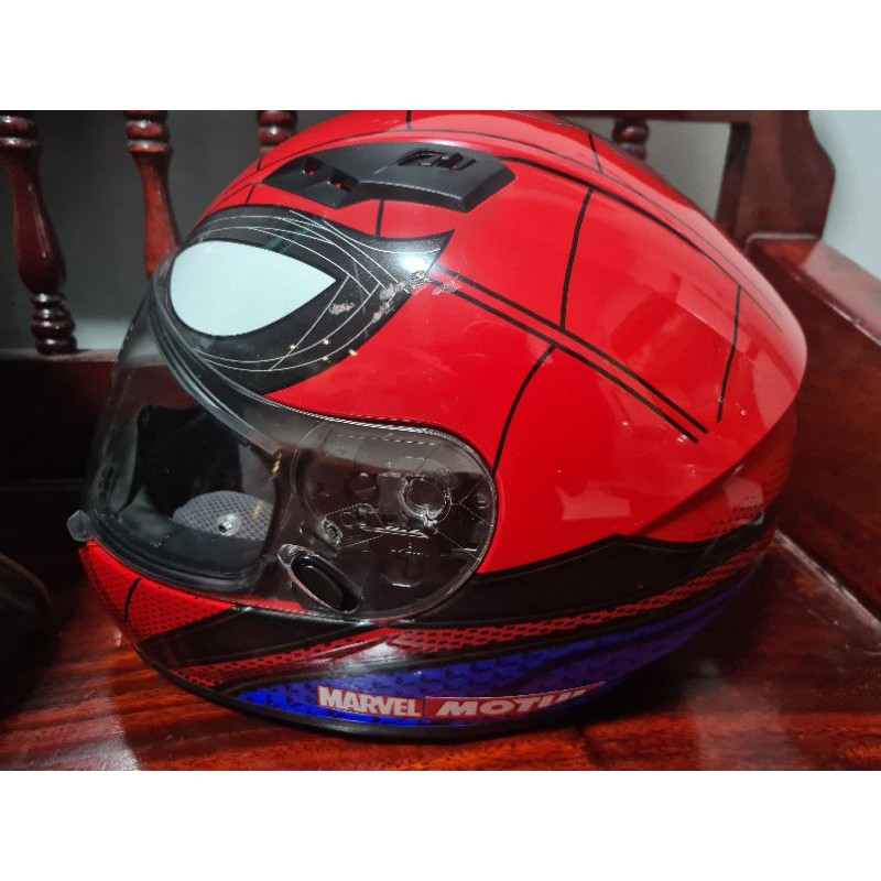 หมวกกันน็อค HJC รุ่น CS-15 SPIDER-MAN (Limited) มือสอง ราคาเต็ม4,990฿ ต่อรองได้ค่ะ