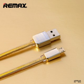 HD IT สายชาร์จ Remax Gold Safe &amp; Speed Data Cable Micro USB