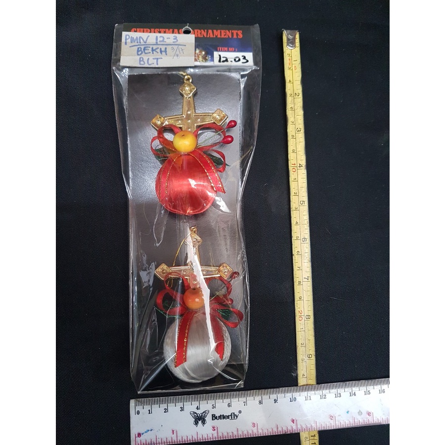 ของเล่นคริสต์มาส PMN 12-03 SAGO BALL X2 PURNAMA DJAYA FLOWERS SBY