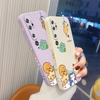 เคสโทรศัพท์ Liquid Silicone Case For Xiaomi Mi Note 10 10Pro Poco F3  Poco F2Pro Pro Camera Protective Soft Phone Back Cover