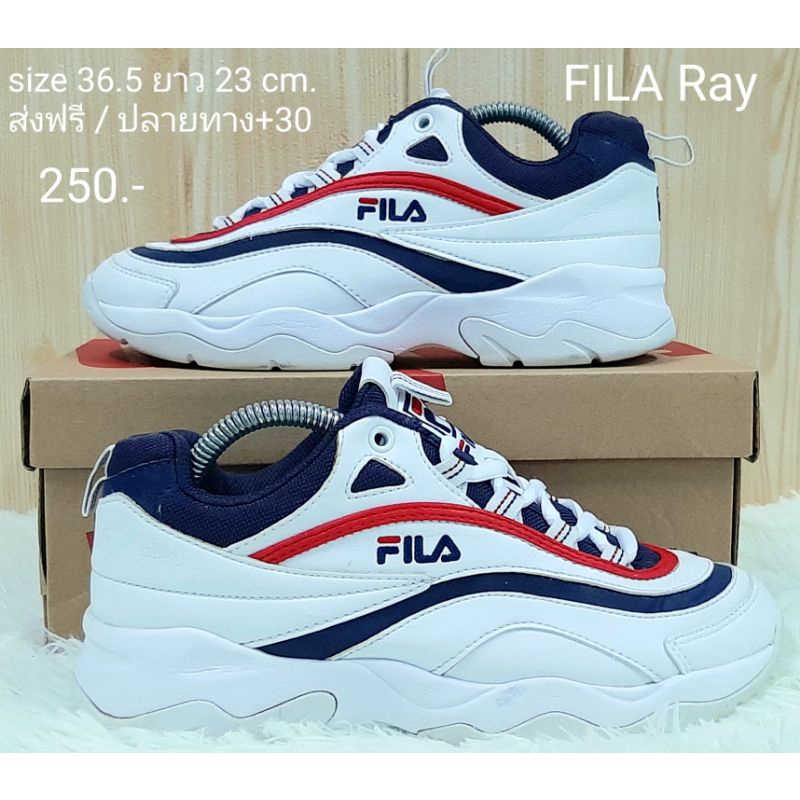 Fila Ray / size 36.5 ยาว 23 cm. (รองเท้ามือสองของแท้)