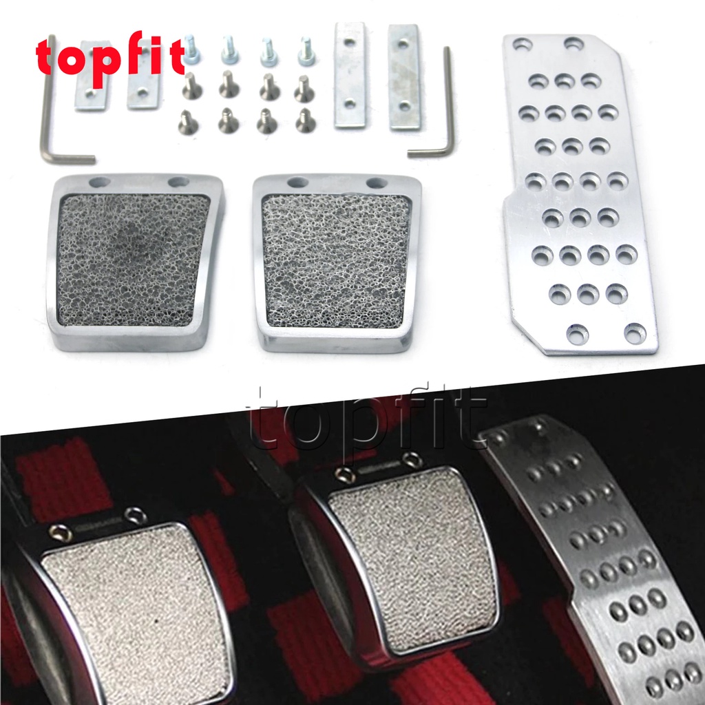 Mugen Racing Pedals รถเท้า Rest Accelerator เหยียบเบรคเหยียบคลัทช์สําหรับ Honda Accord Civic CRX Del Sol