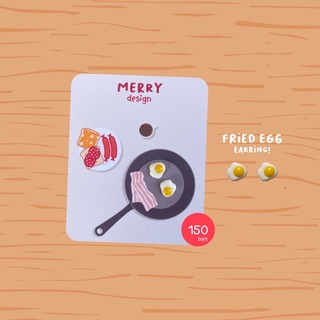 fried earring ต่างหูแฮนด์เมด