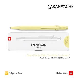 Caran DAche 849 Claim Your Style "Icy Lemon" Ballpoint Pen - ปากกาลูกลื่นคารันดัช 849 รุ่นพิเศษ