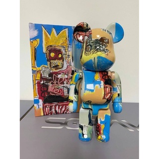 BEARBRICK MEDICOM TOY BE@RBRICK JEAN-MICHEL BASQUIAT PLUS FIGURES GIFT TOYS 2021 ฟิกเกอร์ตุ๊กตาหุ่นหมีแบร์บริค