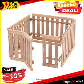 รั้วสุนัข SPRING แบบ B 70x40 ซม. บ้านสัตว์เลี้ยง PET WOODEN FENCE SPRING TYPE B 70X40CM อุปกรณ์สำหรับสัตว์เลี้ยง