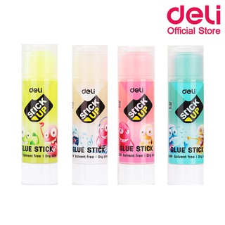 Deli A20900 PVP Glue Stick. กาวแท่ง ขนาด 21 ml สีใส สะดวก ปลอดสารพิษ สำหรับเด็ก ลายการ์ตูน (คละสี 1 ชิ้น) กาวแท่งPVP กาว