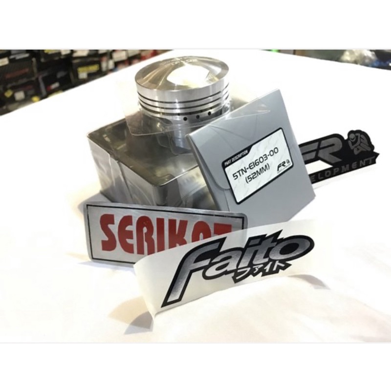 PISTON FAITO + PISTON RING FORGED XYNETC