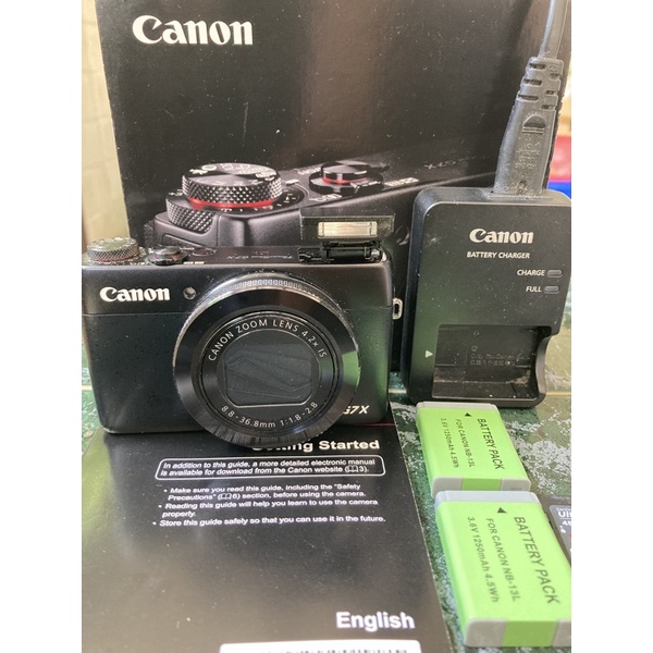 กล้องคอมแพค  PowerShot Canon G7X  รุ่นแรก (มือสอง) ผ่อนบัตรเครดิตได้