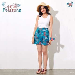 Papillon Woman Premium Twill Summer Shorts - Les Poissons กางเกงขาสั้น แฟชั่นผู้หญิง