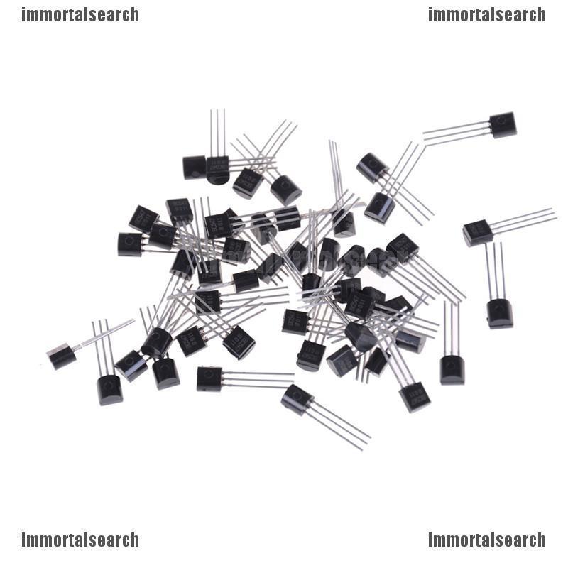 【ICE】 50pcs/set Hot Transistor NPN black BC547 BC547B 0.1A/45V