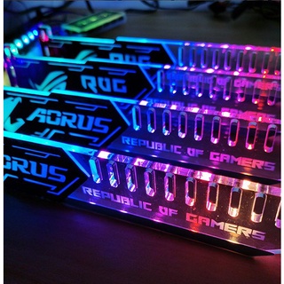 Superage ขาตั้งการ์ดจอ Rgb อะคริลิค Gpu 4PIN ขนาดใหญ่ สําหรับคอมพิวเตอร์ตั้งโต๊ะ