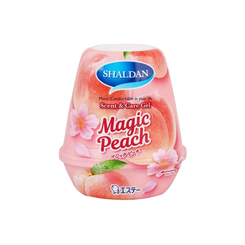 SHALDAN SCENT & CARE GEL MAGIC PEACH 180g เจลหอมปรับอากาศ กลิ่นเมจิก พีช 180 กรัม