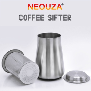 Neouza ตะแกรงกรองกาแฟ สเตนเลส 304 สีเงิน