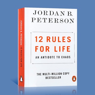 12 Rules For Life: An Antidote To Chaos By Jordan B. Peterson In English Success Motivation Reading Books หนังสือภาษาอังกฤษสําหรับอ่านหนังสือสําหรับผู้ใหญ่