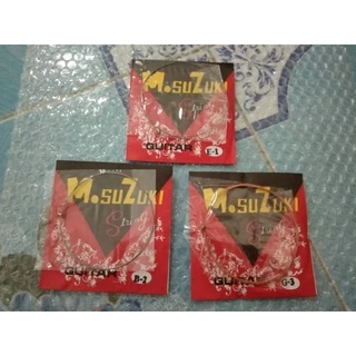 สายพิณ 3 สาย ครบเซท 1-2-3 #Suzuki ของแท้!! ดีดง่าย ไม่เจ็บนิ้ว