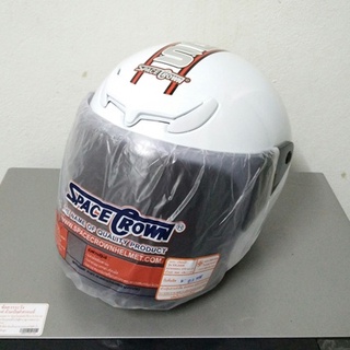 หมวกกันน็อค  SpaceCrown  สีขาว  ของแท้ 100%