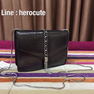 CHARLES &amp; KEITH TASSELLED ENVELOPE CROSSBODY แท้Outlet