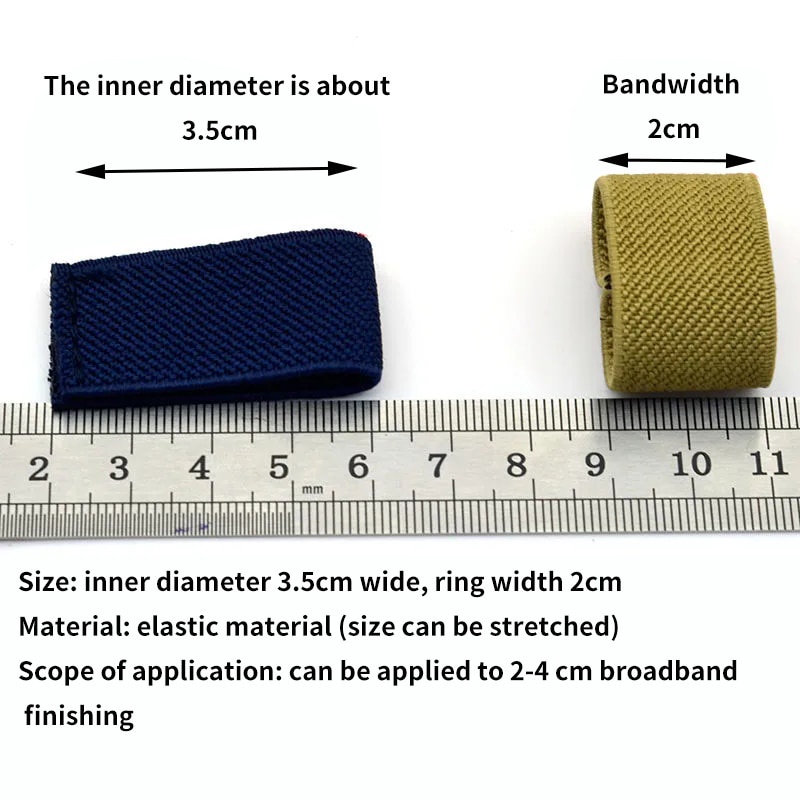 [LUC] สายรัดกระเป๋าเป้ ไนล่อน ยืดหยุ่น จัดระเบียบสายเคเบิล ตะขอ และห่วง 1 ชิ้น - รูปที่ 4