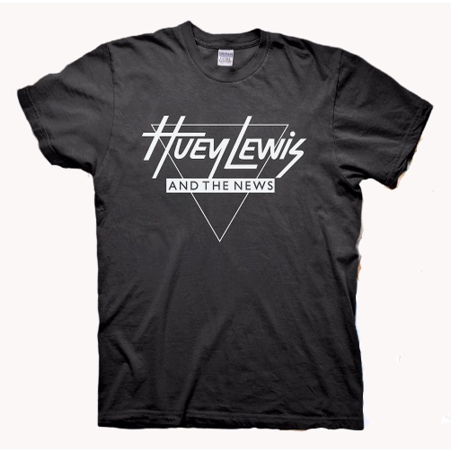 Huey Lewis And The News Tour Back To The Future Hall & Oates เสื้อยืดลําลองสําหรับผู้ชายผู้หญิงวินเท
