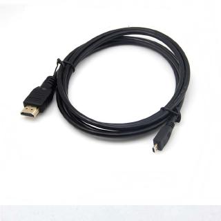 อุปกรณ์สายเคเบิ้ล MICRO HDMI D สำหรับกล้อง Nikon KeyMission 360 170 DL18-50 / 3D / V1.4 / 4K 3840 x 2160