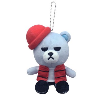 【YG krunk  】 พวงกุญแจตุ๊กตา KRUNK RED PADDING KEYRING