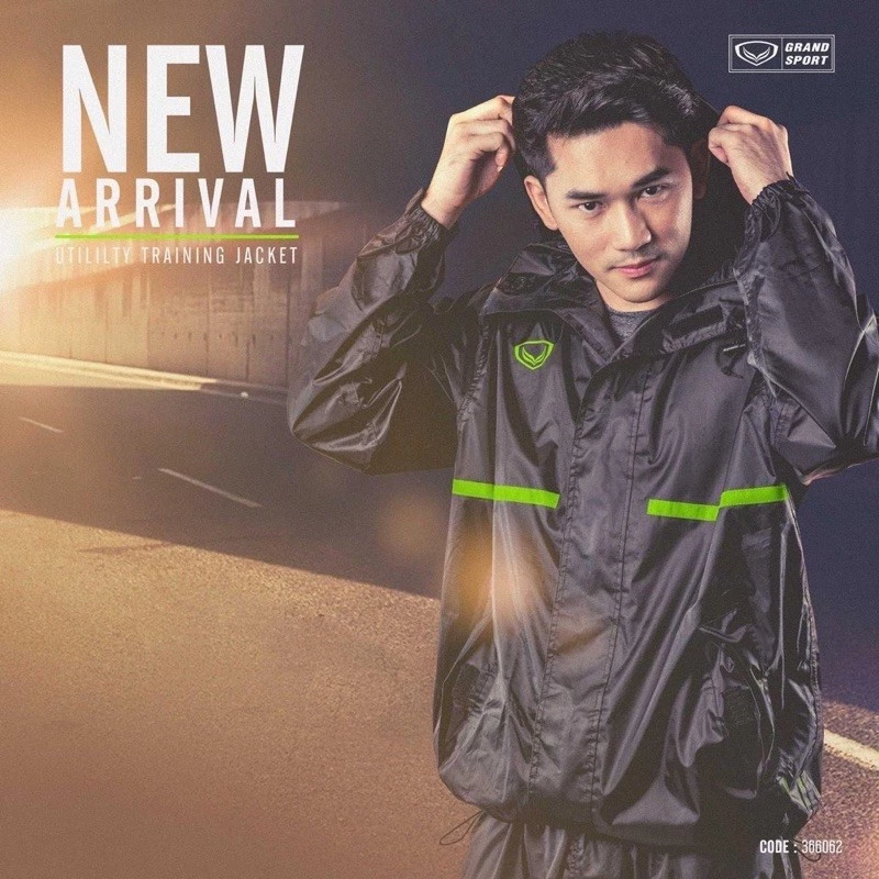 GRAND SPORT 366064 เสื้อลดน้ำหนัก กันลม รีดเหงื่อ thumbnail 10