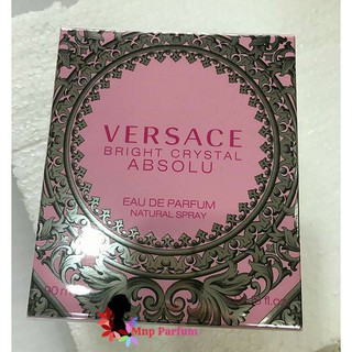 Versace Bright Crystal Absolu Eau De Parfum 90 ml. ( กล่องซีล )