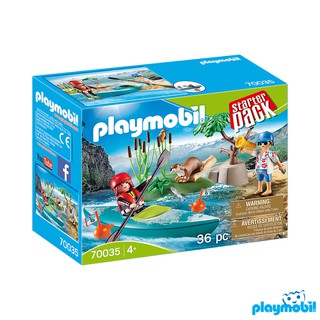 Playmobil 70035 Kayak Adventure แอ็คชั่นฟิกเกอร์ สตาร์ทเตอร์ ล่องเรือคายัค