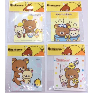 สติ๊กเกอร์ ศูญญากาศ ติดป้ายภาษี รถยนต์ ลายการ์ตูน ริลัคคุมะ#Rilakkuma ลิขสิทธิ์แท้ มีหลายลายให้เลือก 1ชิ้น