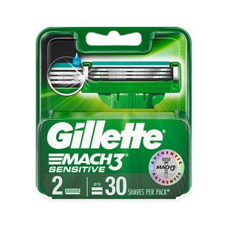 🔥D - day!! Gillette Mach3 Turbo Sensitive Blade (Pack2) 🚚พร้อมส่ง!! 💨