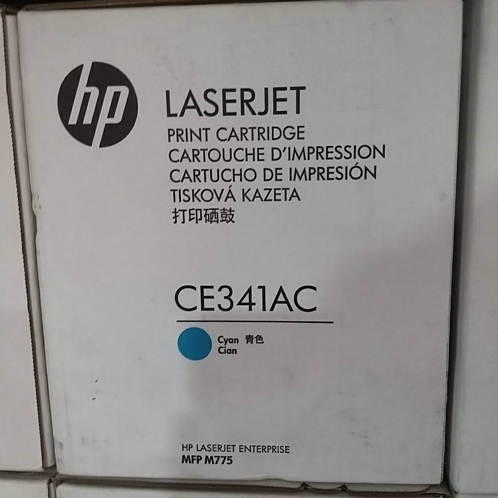 HP 651A CE341A Cyan ตลับหมึกโทนเนอร์ สีฟ้า ของแท้