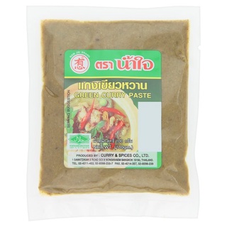 ✨สุดพิเศษ✨ น้ำใจ แกงเขียวหวาน 100กรัม Nam Jai Green Curry Paste 100g