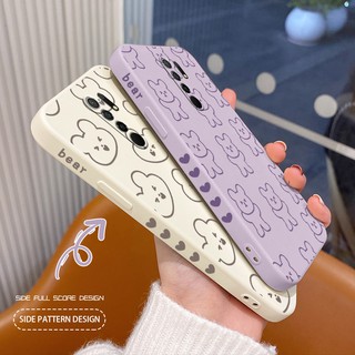 เคสโทรศัพท์มือถือ ซิลิโคน ลายหมีแฮปปี้ สําหรับ Xiaomi Redmi 9 9A 9T 10